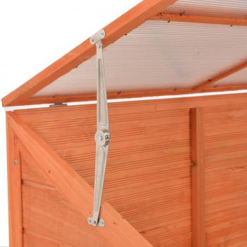 Frühbeet Holz 180x57x62 cm
