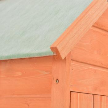 Garten-Geräteschuppen 71x60x213 cm Holz