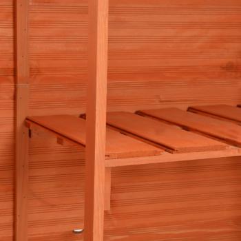 Garten-Geräteschuppen 128x42x91 cm Holz