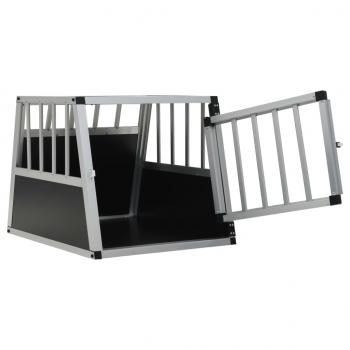 Hundetransportbox mit Einzeltür 54 x 69 x 50 cm