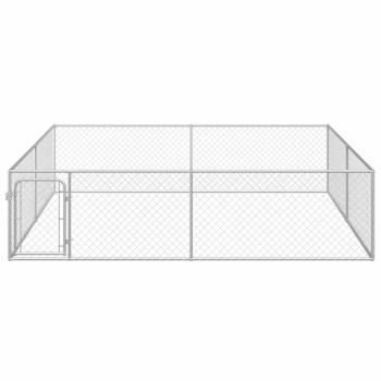 Outdoor-Hundezwinger Verzinkter Stahl 4 x 4 x 1 m
