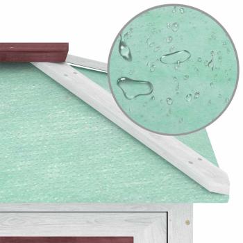 Kleintier-/Kaninchenstall 2 Etagen Braun Holz