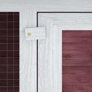 Kleintier-/Kaninchenstall 2 Etagen Braun Holz