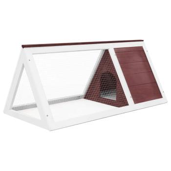 Kleintier-/Kaninchenstall Braun Holz