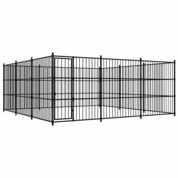 ARDEBO.de - Outdoor-Hundezwinger 450×450×185 cm