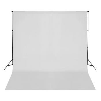 Fotohintergrund Baumwolle Weiß 300 x 300 cm 