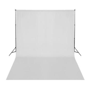 Fotohintergrund Baumwolle Weiß 500 x 300 cm 