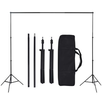 Fotostudio-Set mit 5 farbigen Hintergründen und einstellbarer Aufhängung