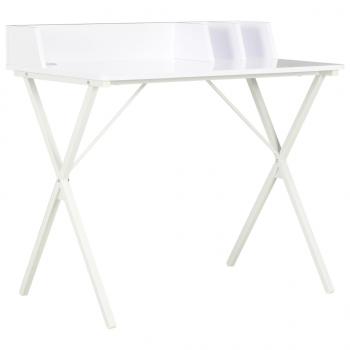 ARDEBO.de - Schreibtisch Weiß 80x50x84 cm