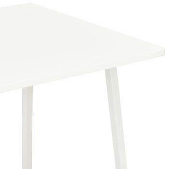 Schreibtisch mit Regaleinheit Weiß 102×50×117 cm
