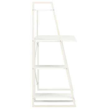 Schreibtisch mit Regaleinheit Weiß 102×50×117 cm