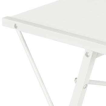 Schreibtisch mit Regal Weiß 116×50×93 cm