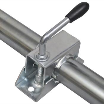 2 Abstellstützen mit 2 Klemmhaltern für 48 mm Stützrad