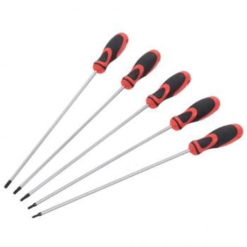 ARDEBO.de - 5-tlg. Torx-Schraubendreher Set 300 mm