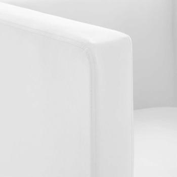 Clubsessel Weiß Kunstleder