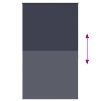 Verdunkelungsrollo 104,4 x 175 cm, Stoffbreite 100 cm, Marineblau