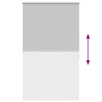Verdunklungsrollo 100x175 cm Grau