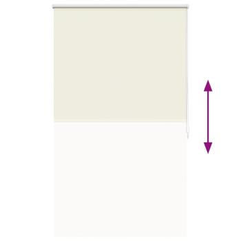 Verdunkelungsrollo 120 x 175 cm creme