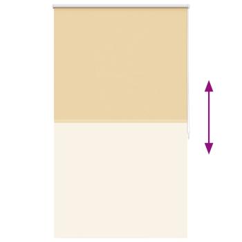 Verdunkelungsrollo Verdunklungsrollo 120 x 175 cm beige