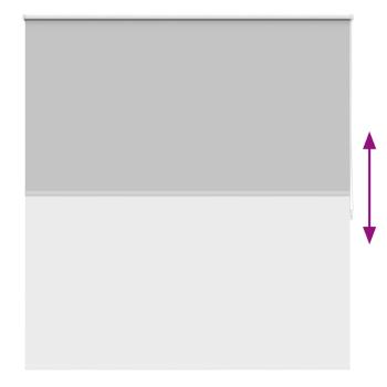 Verdunkelungsrollo Verdunklungsrollo 160 x 175 cm grau