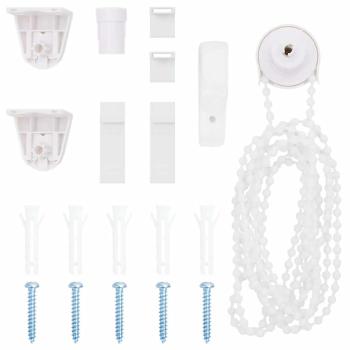 Verdunkelungsrollo 80 x 230 cm weiß