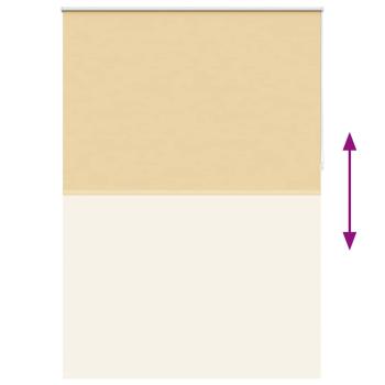 Verdunkelungsrollo 144,4 x 230 cm, Stoffbreite 140 cm, Beige
