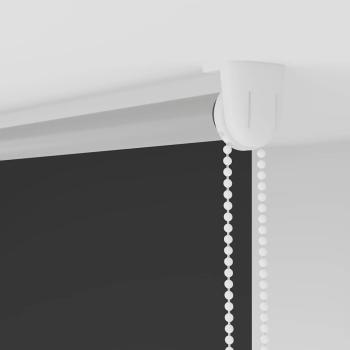 Verdunkelungsrollo 140 x 230 cm schwarz