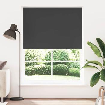 Verdunkelungsrollo 160 x 230 cm schwarz