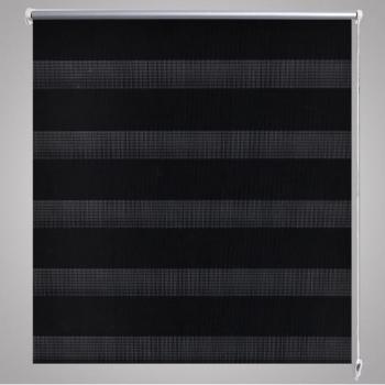 Doppelrollo 60 x 120 cm schwarz