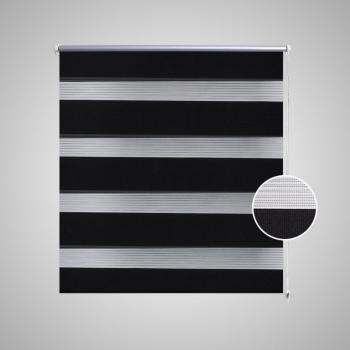 Zebra-Rollo 60,9 x 120 cm, Stoffbreite 56,7 cm, schwarz