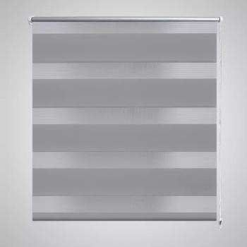 ARDEBO.de - Doppelrollo Seitenzug 100 x 175 cm grau