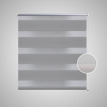 Zebra-Rollo 100,9 x 175 cm, Stoffbreite 96,7 cm, grau