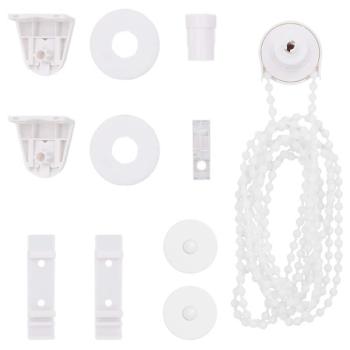 Doppelrollo 120 x 175 cm weiß