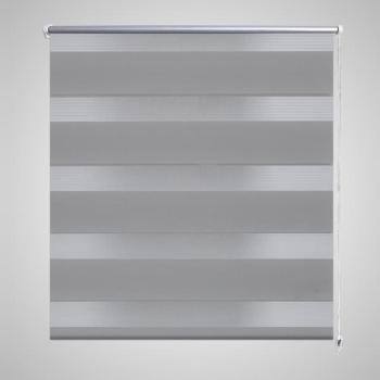 ARDEBO.de - Doppelrollo Seitenzug 120 x 175 cm grau