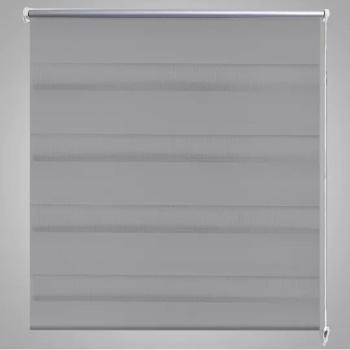 Doppelrollo Seitenzug 120 x 175 cm grau