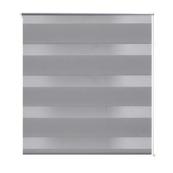 Zebra-Rollo 120,9 x 175 cm, Stoffbreite 116,7 cm, grau