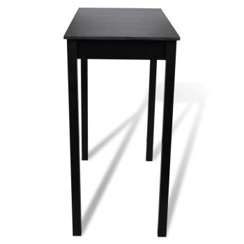 Bartisch MDF Schwarz 115×55×107 cm 