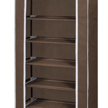 Schuhschrank Schuhregal 8 Schicht 57 x29 x162 cm Braun