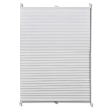 Plissee Faltrollo Rollo Plisseerollo 40x150cm Weiß
