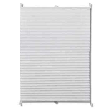 Plissee Faltrollo Rollo Jalousie Plisseerollo klemmen 40x200cm Weiß