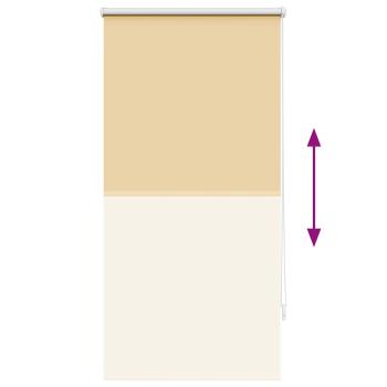 Verdunklungsrollo Verdunkelungsrollo Rollo 60x120 Beige