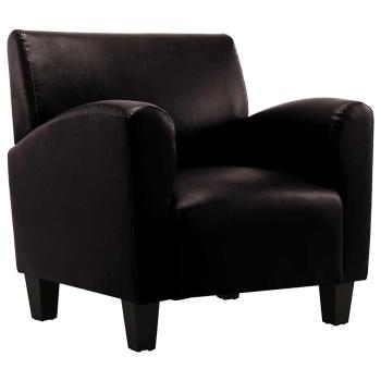 Sessel Dunkelbraun Kunstleder