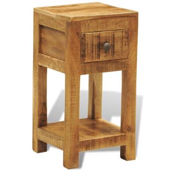 Nachttisch mit 1 Schublade Mango Massivholz