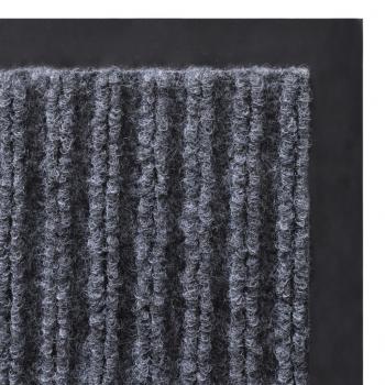 Fußmatte PVC Grau 90x150 cm 
