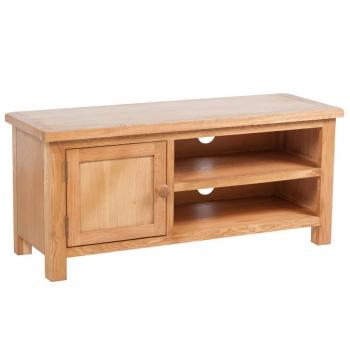 ARDEBO.de - TV-Schrank 103x36x46 cm Massivholz Eiche