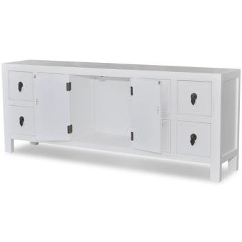 Holz-Sideboard Asiatisches Design 8 Schubladen 2 Türen