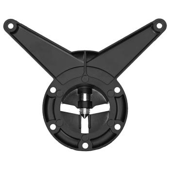 4 höhenverstellbare Tischbeine Schwarz 870 mm