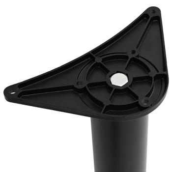 4x höhenverstellbares Tischbein Schwarz 1100 mm