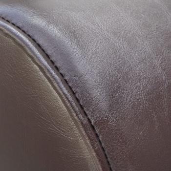 Chaiselongue Braun Kunstleder 
