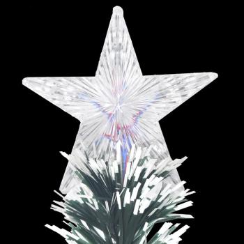 Vorbeleuchteter Weihnachtsbaum mit Ständer und LED 180 cm Glasfaser